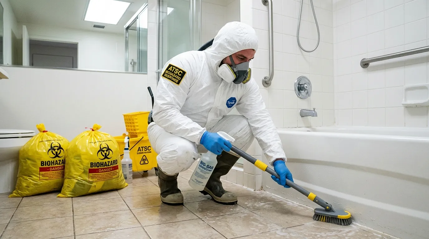 Decontamination equipment deployed for Blood Cleanup in Centerport